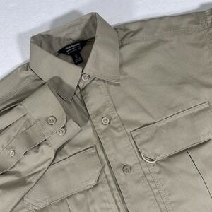 Blackhawk Warrior Wear Shirt Men's Small Tactical Canvas Cargo Pockets Button Up